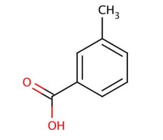 m-Toluic acid (CAS 99-04-7) - chemical structure image