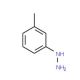 m-Tolylhydrazine (CAS 536-89-0) - chemical structure image