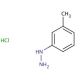 m-Tolylhydrazine hydrochloride (CAS 637-04-7) - chemical structure image