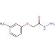 m-Tolyloxy-acetic acid hydrazide (CAS 36304-38-8) - chemical structure image