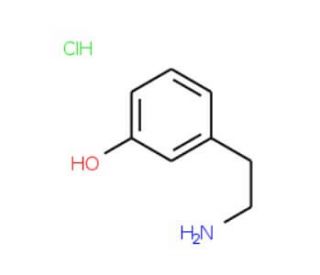 m-Tyramine hydrochloride (CAS 3458-98-8) - chemical structure image
