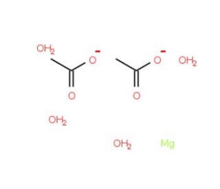 Magnesium Acetate Tetrahydrate, Molecular Biology Grade (CAS 16674-78-5) - chemical structure image