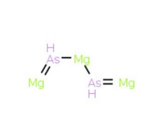 Magnesium arsenide (CAS 12044-49-4) - chemical structure image