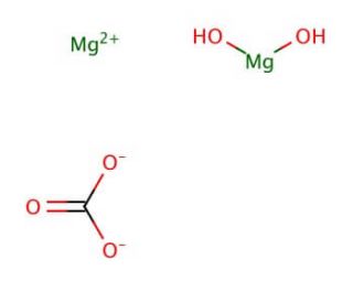 Magnesium carbonate basic (CAS 39409-82-0) - chemical structure image