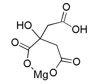 Magnesium citrate dibasic, anhydrous (CAS 144-23-0) - chemical structure image