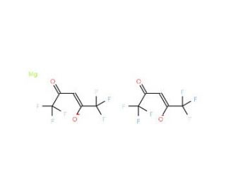 Magnesium hexafluoroacetylacetonate dihydrate (CAS 19648-85-2) - chemical structure image