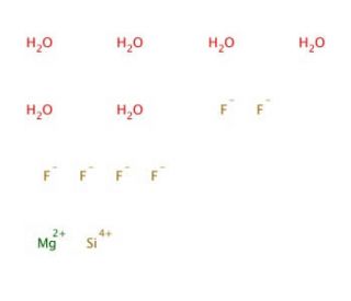 Magnesium hexafluorosilicate hexahydrate (CAS 18972-56-0) - chemical structure image