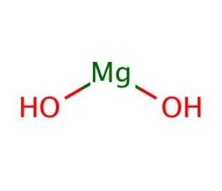 Magnesium hydroxide (CAS 1309-42-8) - chemical structure image