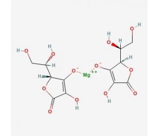 (&plus;)-Magnesium L-ascorbate (CAS 15431-40-0) - chemical structure image