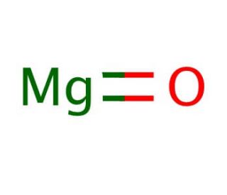 Magnesium oxide (CAS 1309-48-4) - chemical structure image