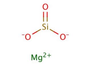Magnesium silicate (CAS 1343-88-0) - chemical structure image