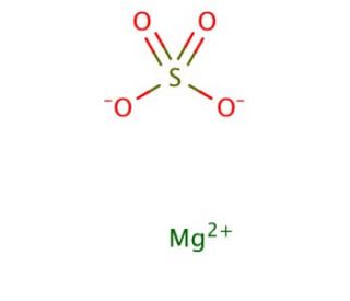 Magnesium sulfate anhydrous (CAS 7487-88-9) - chemical structure image