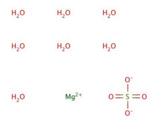 Magnesium Sulfate Heptahydrate (CAS 10034-99-8) - chemical structure image