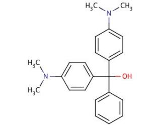 Malachite green carbinol base (CAS 510-13-4) - chemical structure image