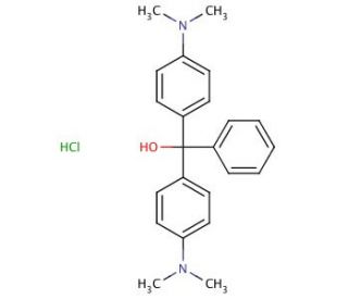 Malachite green carbinol hydrochloride (CAS 123333-61-9) - chemical structure image