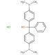 Malachite green carbinol hydrochloride (CAS 123333-61-9) - chemical structure image