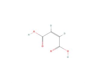 Maleic acid-2,3-d2 (CAS 24461-33-4) - chemical structure image