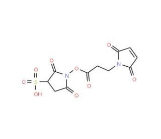 Maleimidopropionic acid N-hydroxysulphosuccinimide ester - chemical structure image