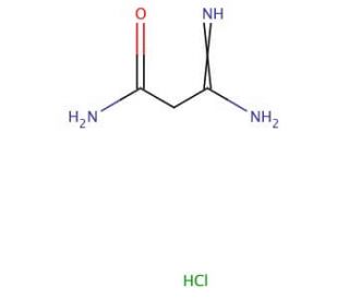 Malonamamidine hydrochloride (CAS 34570-17-7) - chemical structure image