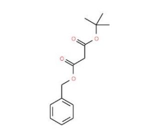 Malonic acid benzyl tert-butyl ester (CAS 72594-86-6) - chemical structure image