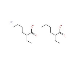 Manganese(II) 2-ethylhexanoate solution (CAS 13434-24-7) - chemical structure image