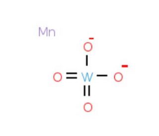 Manganese(II) tungsten oxide (CAS 14177-46-9) - chemical structure image