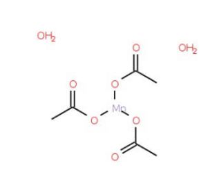 Manganese(III) Acetate Dihydrate (CAS 19513-05-4) - chemical structure image