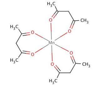 Manganese(III) acetylacetonate (CAS 14284-89-0) - chemical structure image