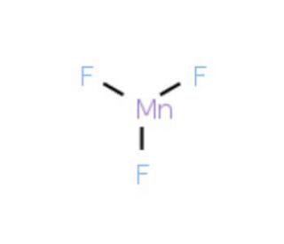 Manganese trifluoride (CAS 7783-53-1) - chemical structure image