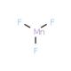 Manganese trifluoride (CAS 7783-53-1) - chemical structure image