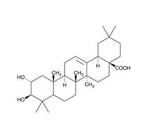 Maslinic Acid (CAS 4373-41-5) - chemical structure image