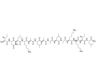 Mastoparan (CAS 72093-21-1) - chemical structure image