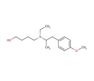 Mebeverine Alcohol (CAS 14367-47-6) - chemical structure image