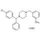 Meclizine Dihydrochloride (CAS 1104-22-9) - chemical structure image