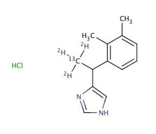 Medetomidine-13C,d3 Hydrochloride - chemical structure image