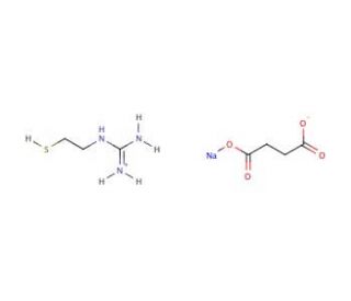 MEG sodium succinate (CAS 1190-74-5 (non-salt)) - chemical structure image