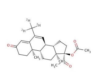 Megestrol Acetate-d3 (CAS 162462-72-8) - chemical structure image
