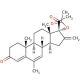 Melengestrol acetate 的分子结构, CAS编号: 2919-66-6 Melengestrol acetate (CAS 2919-66-6) - chemical structure image