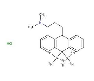 Melitracen-d6 Hydrochloride - chemical structure image