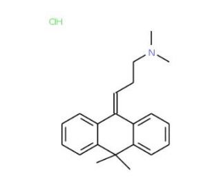Melitracen Hydrochloride (CAS 10563-70-9) - chemical structure image