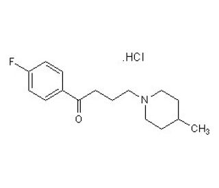 Melperone hydrochloride (CAS 1622-79-3) - chemical structure image