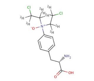 Melphalan-d8 N-Oxide - chemical structure image