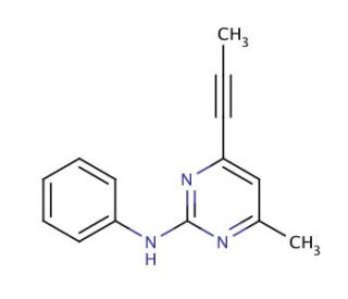 Mepanipyrim (CAS 110235-47-7) - chemical structure image