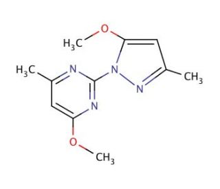Mepirizole (CAS 18694-40-1) - chemical structure image