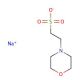 MES, Sodium Salt (CAS 71119-23-8) - chemical structure image