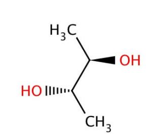 meso-2,3-Butanediol (CAS 5341-95-7) - chemical structure image
