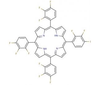 meso-Tetra (2,3,4-trifluorophenyl) porphine - chemical structure image