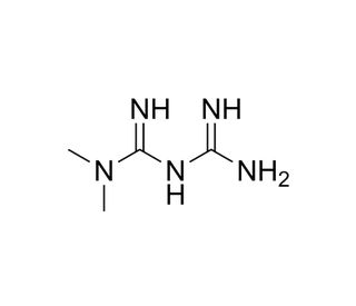 Metformin (CAS 657-24-9) - chemical structure image
