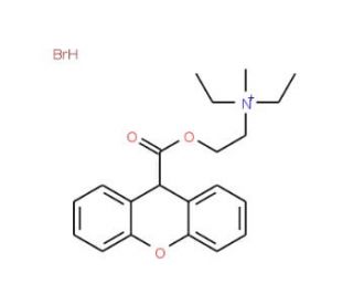 Methantheline bromide (CAS 53-46-3) - chemical structure image