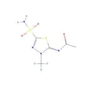 Methazolamide-d3 (CAS 554-57-4) - chemical structure image